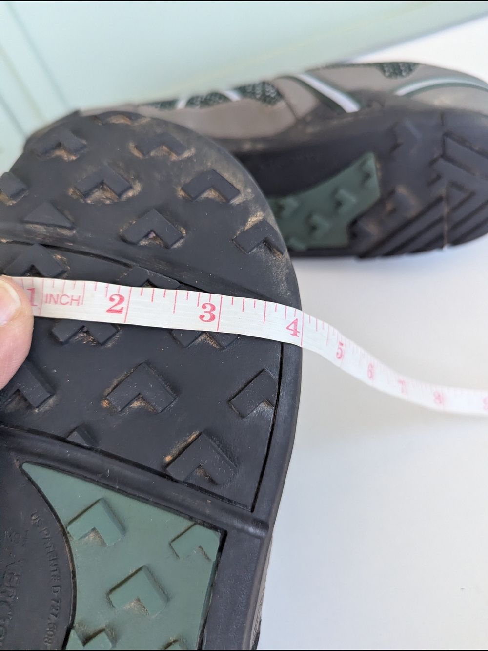 Men's Green & Gray Athletic Mesh Sneakers - Picture 10 of 10